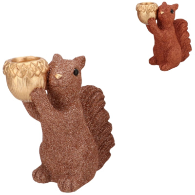 Daan kromhout schaal jingle eekhoorn staand nude koperkleurig 16 cm 2 assorti | 6 stuks