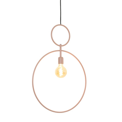 Dorina light en living hanglamp oud roze 70 cm | 6 stuks