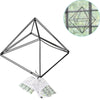 Ginger ray geometrische hangdecoratie zwart 22 cm | 10 stuks