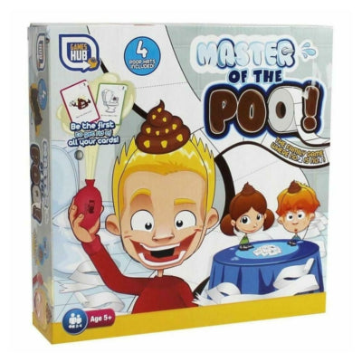 Grafix kaartspel master of the poo 27 cm | 6 stuks