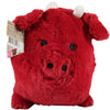 Funky piggy family knuffel funky piggy rood 30 cm | 6 stuks