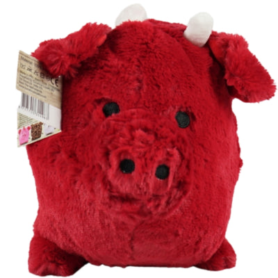 Funky piggy family knuffel funky piggy rood 30 cm | 6 stuks