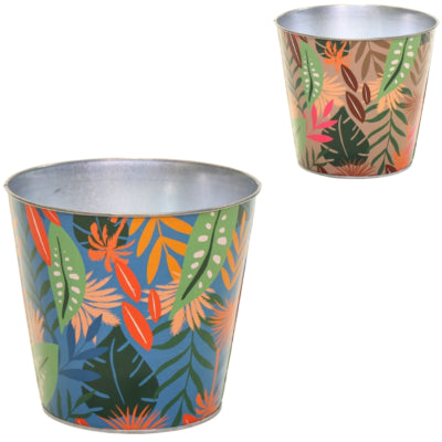 Bloempot bob jungle xl 17 cm 2 assorti | 12 stuks