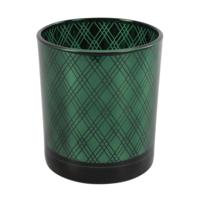 Countryfield theelichthouder darci groen 10 cm | 12 stuks