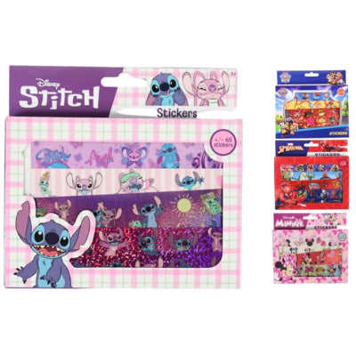 Disney licentie stickerbox 65 stickers 4 assorti | 24 stuks