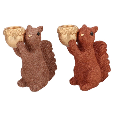 Daan kromhout schaal jingle eekhoorn staand nude koperkleurig 16 cm 2 assorti | 6 stuks