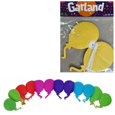 Slinger papier 5,5 meter 4 assorti | 24 stuks