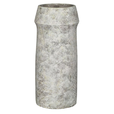 Ptmd bloempot nimma hoog xl cement grijs 55 cm | 2 stuks