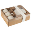J-line espressokopje met schotel 15 cm set van 6 | 4 stuks