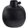 Woood vaas kita zwart 22 cm | 3 stuks