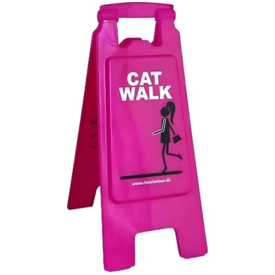 Vloerbord cat walk roze 62 cm | 12 stuks