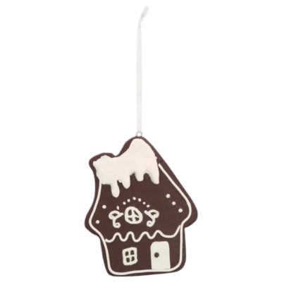 Knus kersthanger huis candy 10 cm | 24 stuks