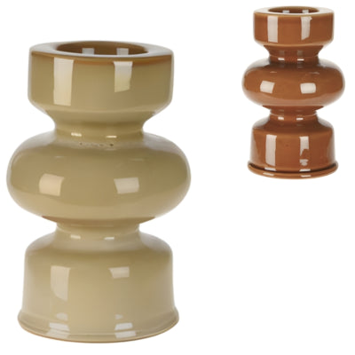 Theelichthouder 15 cm 2 assorti | 6 stuks