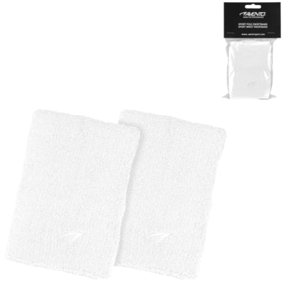 Avento sport pols zweetband wit set van 2 | 25 stuks