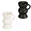 Kandelaar veneto zwart wit 9,5 cm 2 assorti | 36 stuks