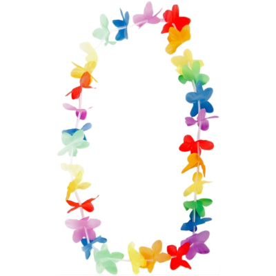 Folat hawaii krans regenboog | 48 stuks