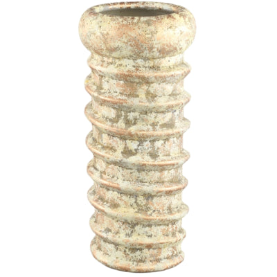 Ptmd bloempot zero swirl crème hoog l 55 cm | 2 stuks
