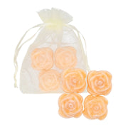 Daan kromhout amberblokje roos babypoeder 2,5 cm organza zakje met 4 stuks | 24 stuks - afbeelding 1