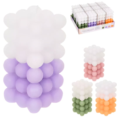 Out of the blue kaars bubbel 6 x 12 cm 4 assorti | 12 stuks