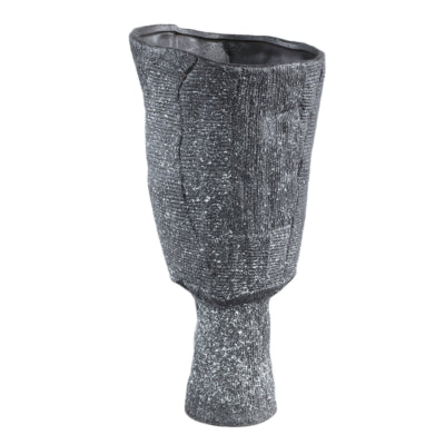 Ptmd bloempot nirah l antraciet 44 cm | 2 stuks