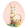 Decoratie bord paasei pastel 35 cm b-keus | 36 stuks
