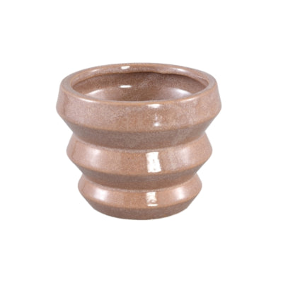 Ptmd bloempot tims xs bruin 8 cm | 18 stuks