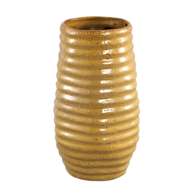 Ptmd vaas riddy geel 27 cm | 4 stuks
