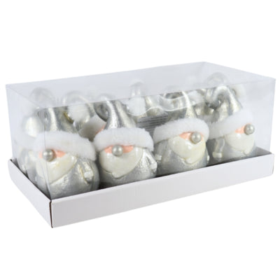J-line kersthanger kerstman led op batterij 17 cm | 16 stuks
