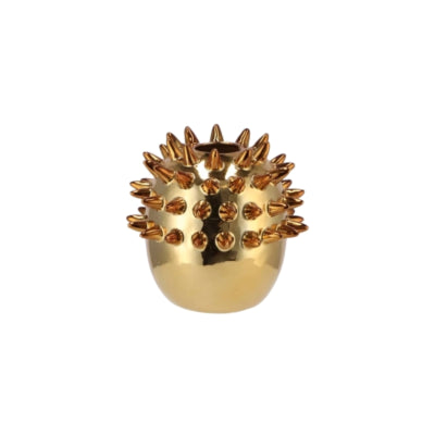 Daan kromhout vaas spike goudkleurig 12 cm | 6 stuks