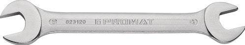 Promat tecwerk dubbele steeksleutel | 24 x 30 mm lengte 275 mm | verchroomd - 4000823133