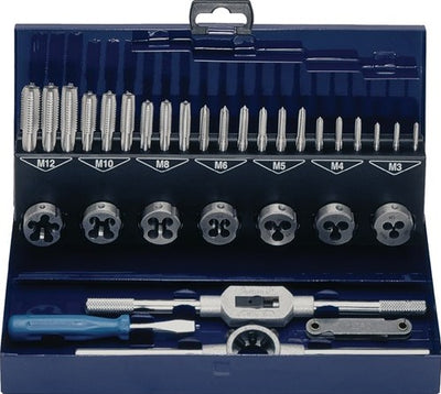 Promat tecwerk schroefdraadtapset | m3-m12 | 32 delig hss | metalen cassette - 4000867530