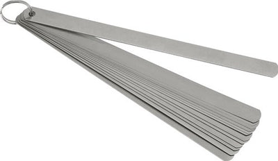Promat tecwerk voelermaat | bladsterkte 0,05-1,0 mm | staal | lengte 200 mm aantal bladen 13 st. - 4000858467