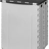 Proplus Afvalbak opvouwbaar 35 liter 25 x 31 x 38 cm grijs zwart