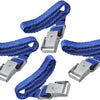 Proplus Fietsriempjes met metalen gesp 40 cm blauw 4 stuks