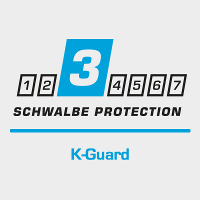 Schwalbe benelux b.v. smart sam - wired - sbc - k-guard - 20x1.85 - black