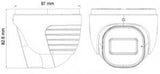 Provision dome-camera hd 2.0mpix model kogel vaste lens 7900445 - afbeelding 2