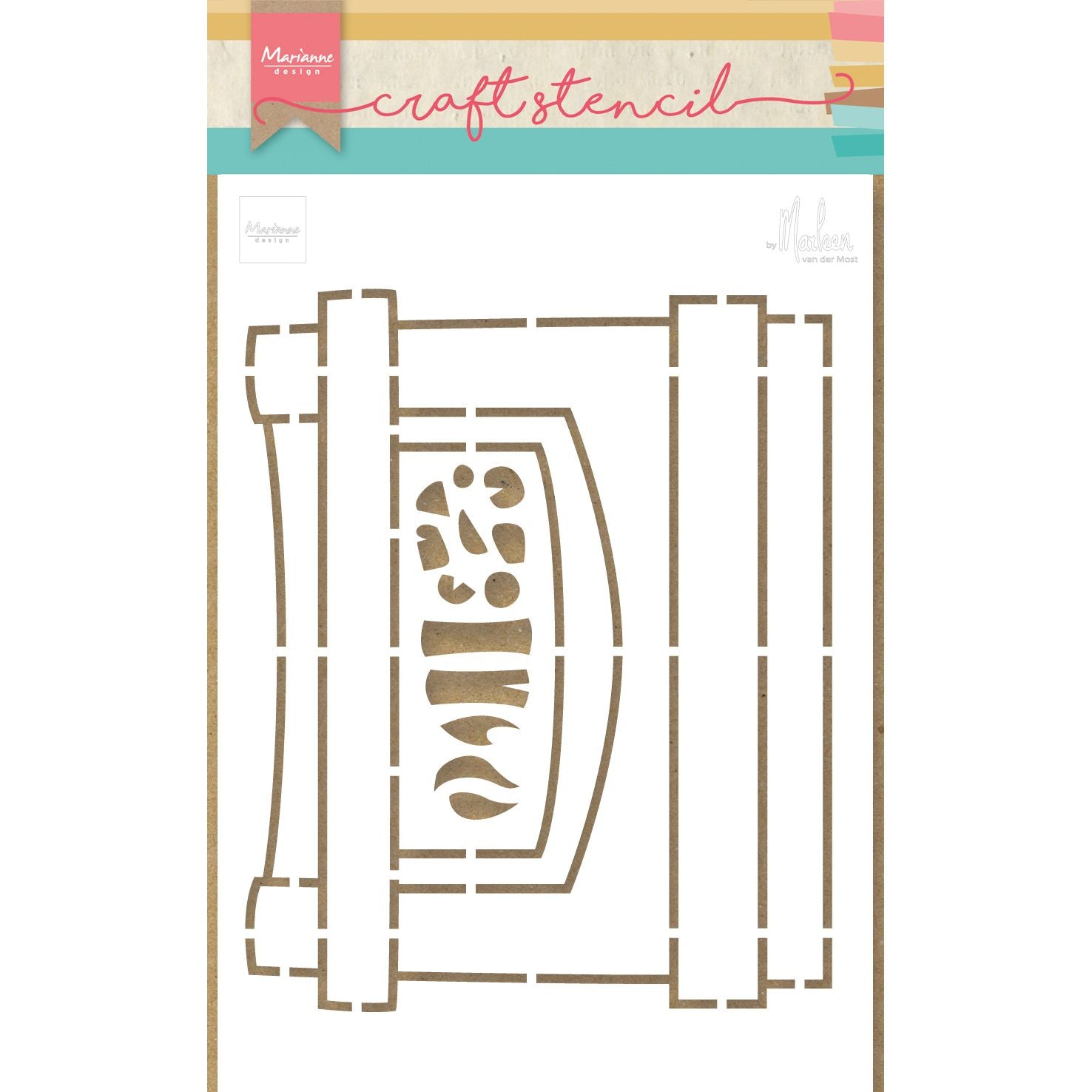 Marianne design • craft stencil fire place by marleen