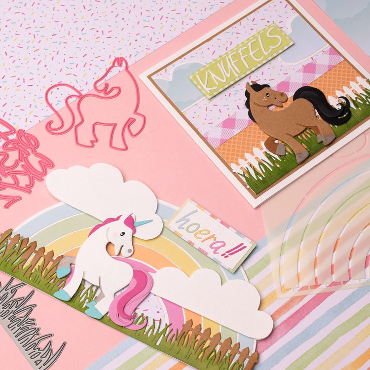 Marianne design • craft stencil rainbow