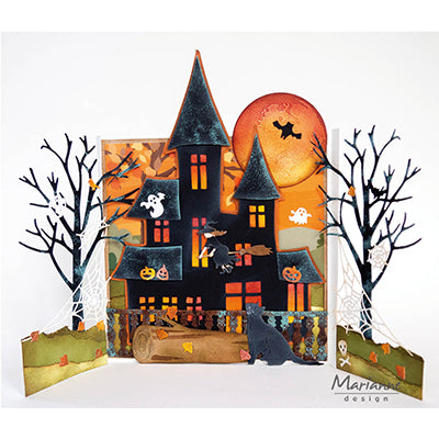 Marianne design • craft stencil haunted house