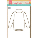 Marianne design • craft stencil trui - afbeelding 1
