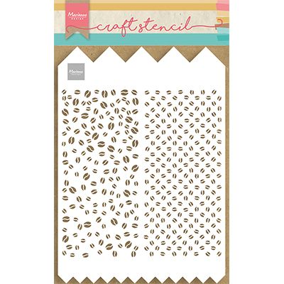Marianne design • mask stencil slimline a4 koffiebonen