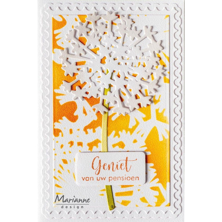 Marianne design • mask stencil tiny's blowball