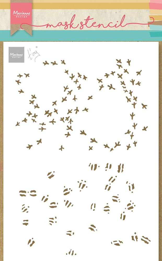 Marianne design • mask stencils tiny's bird deer prints