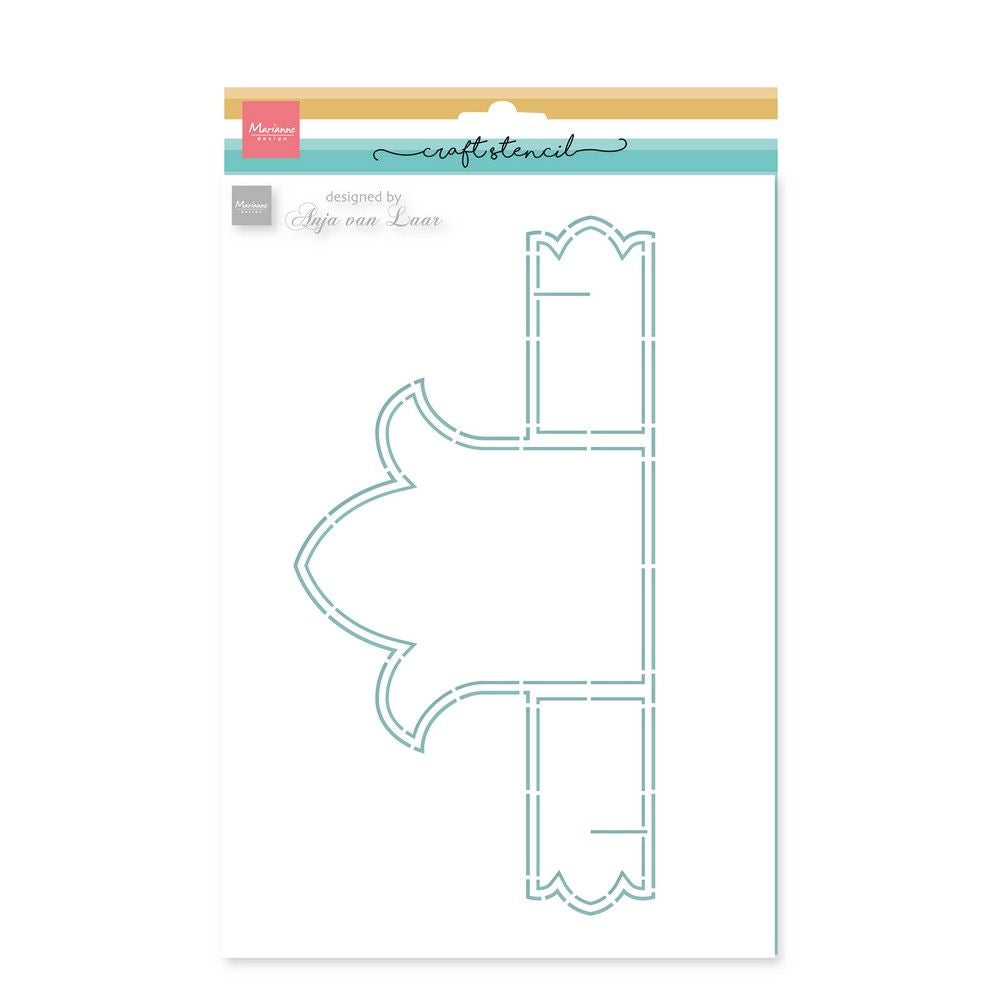 Marianne design • anja's craft stencils tulip a4