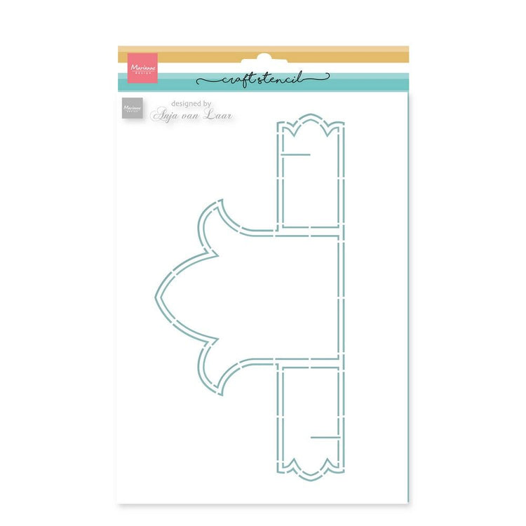 Marianne design • anja's craft stencils tulip a4