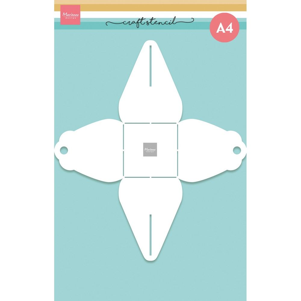 Marianne design • craft stencils bonbon box