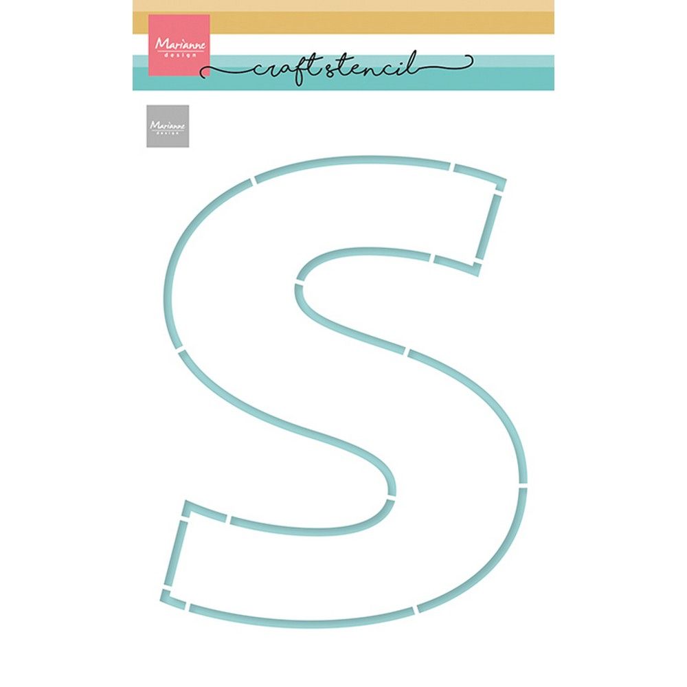 Marianne design • craft stencils s-letter