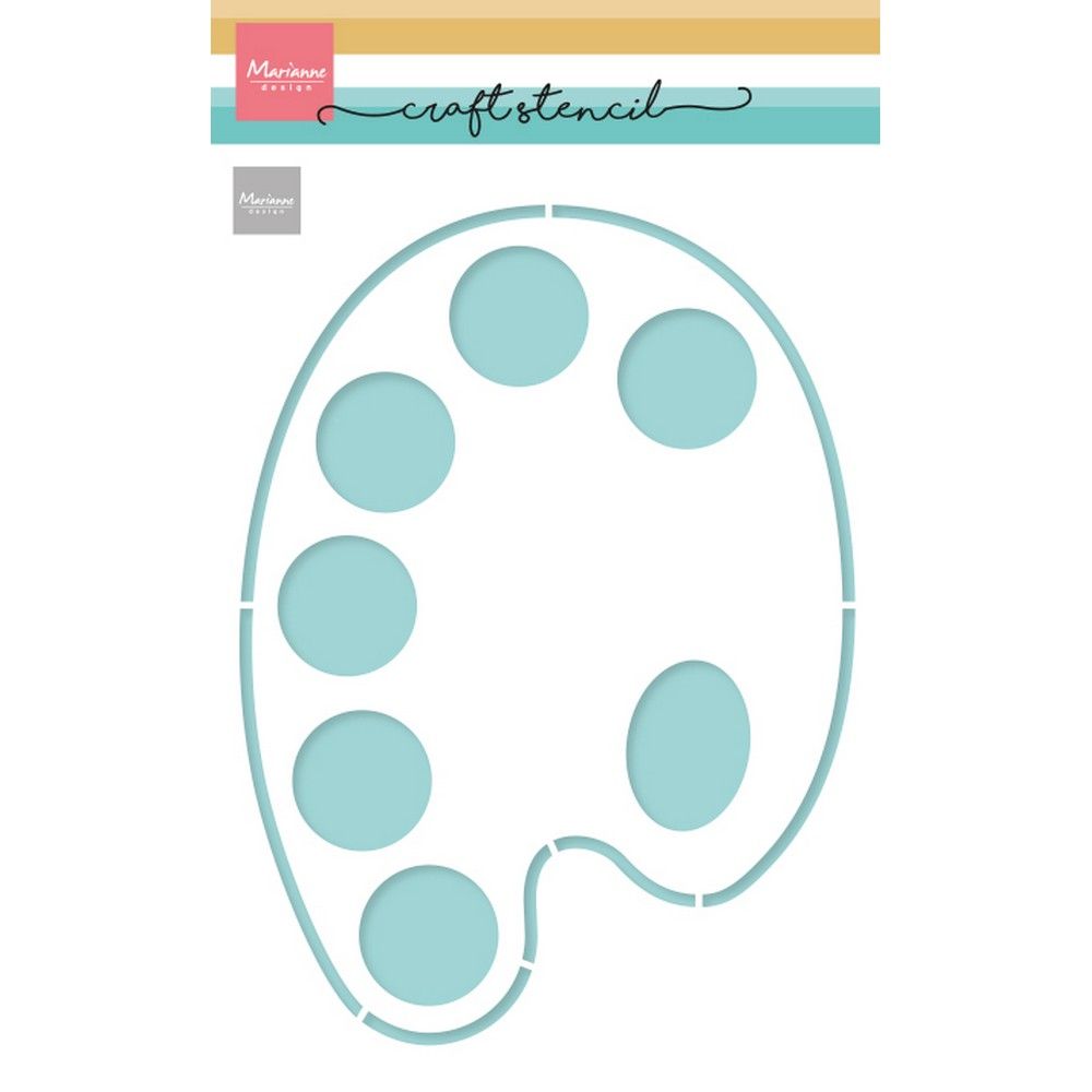 Marianne design • stencils craft stencil palette