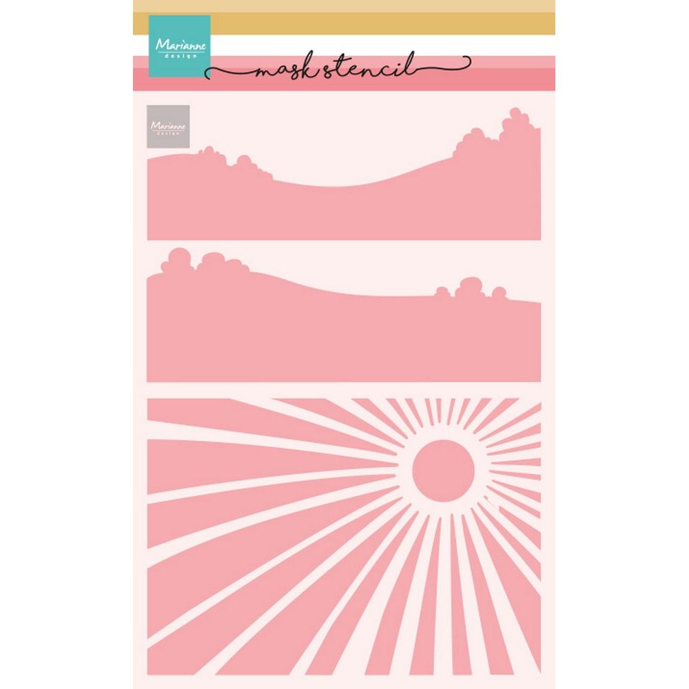 Marianne design • mask stencil picnic scenery