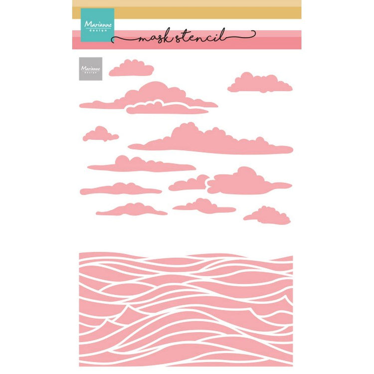 Marianne design • mask stencil sea scenery